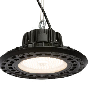 70 Watt warm white LED high bay lamp flat bay model (IP65) with 72x72° integrated reflector - LED High Bay - JNLED